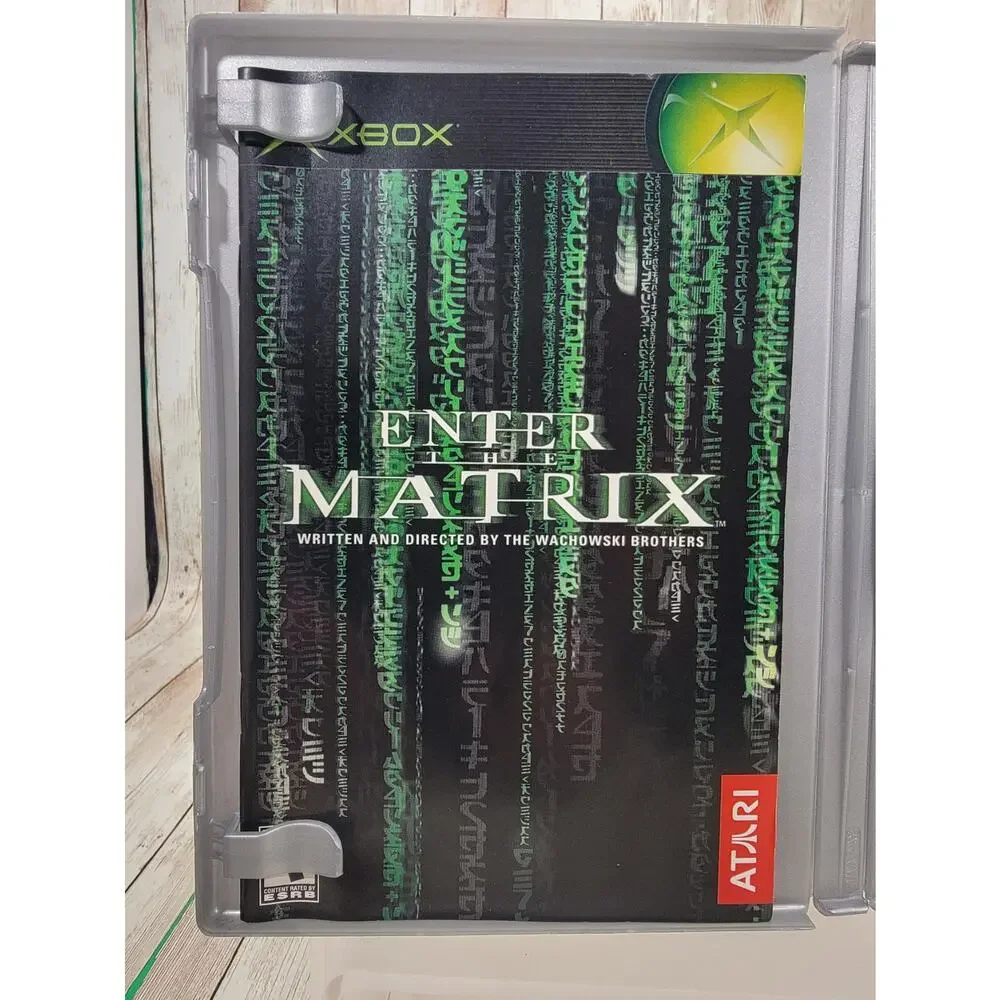 Enter the Matrix Platinum Hits Original Xbox CIB Tested and Working